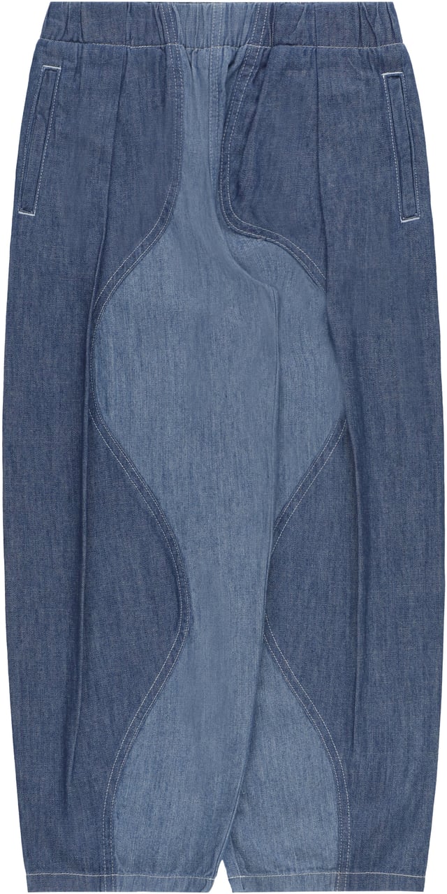 Stella McCartney Trousers Blue Blauw