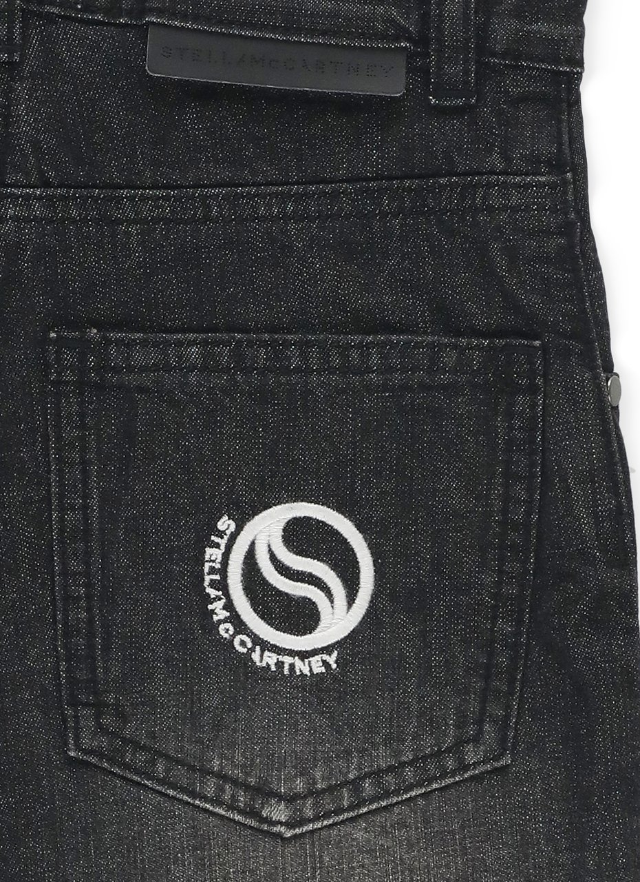 Stella McCartney Shorts Black Donkergrijs