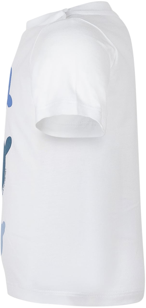 Stella McCartney T-shirt con Stampa Balene e Girocollo Wit