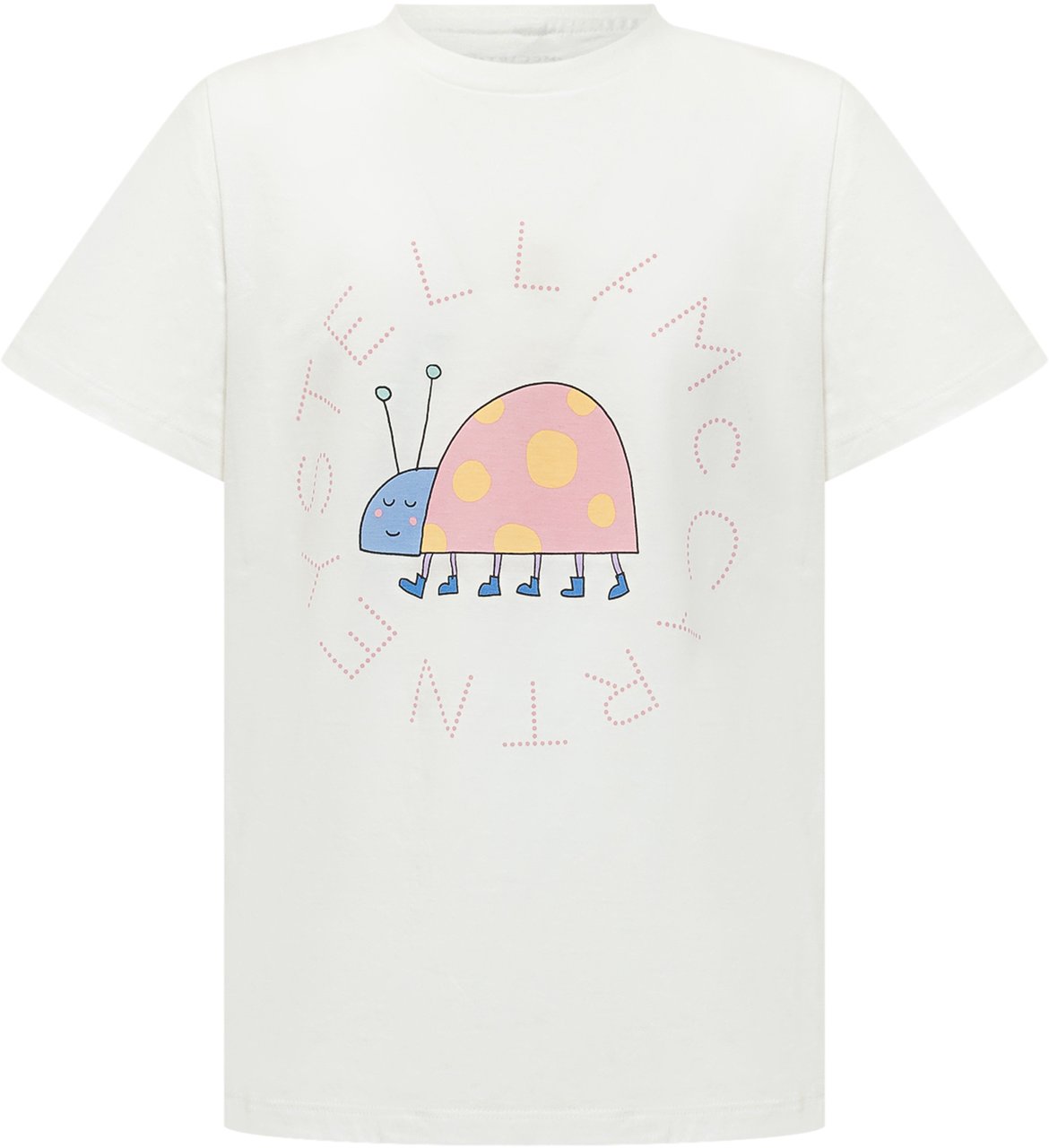 Stella McCartney T-Shirt con Stampa Illustrata Wit