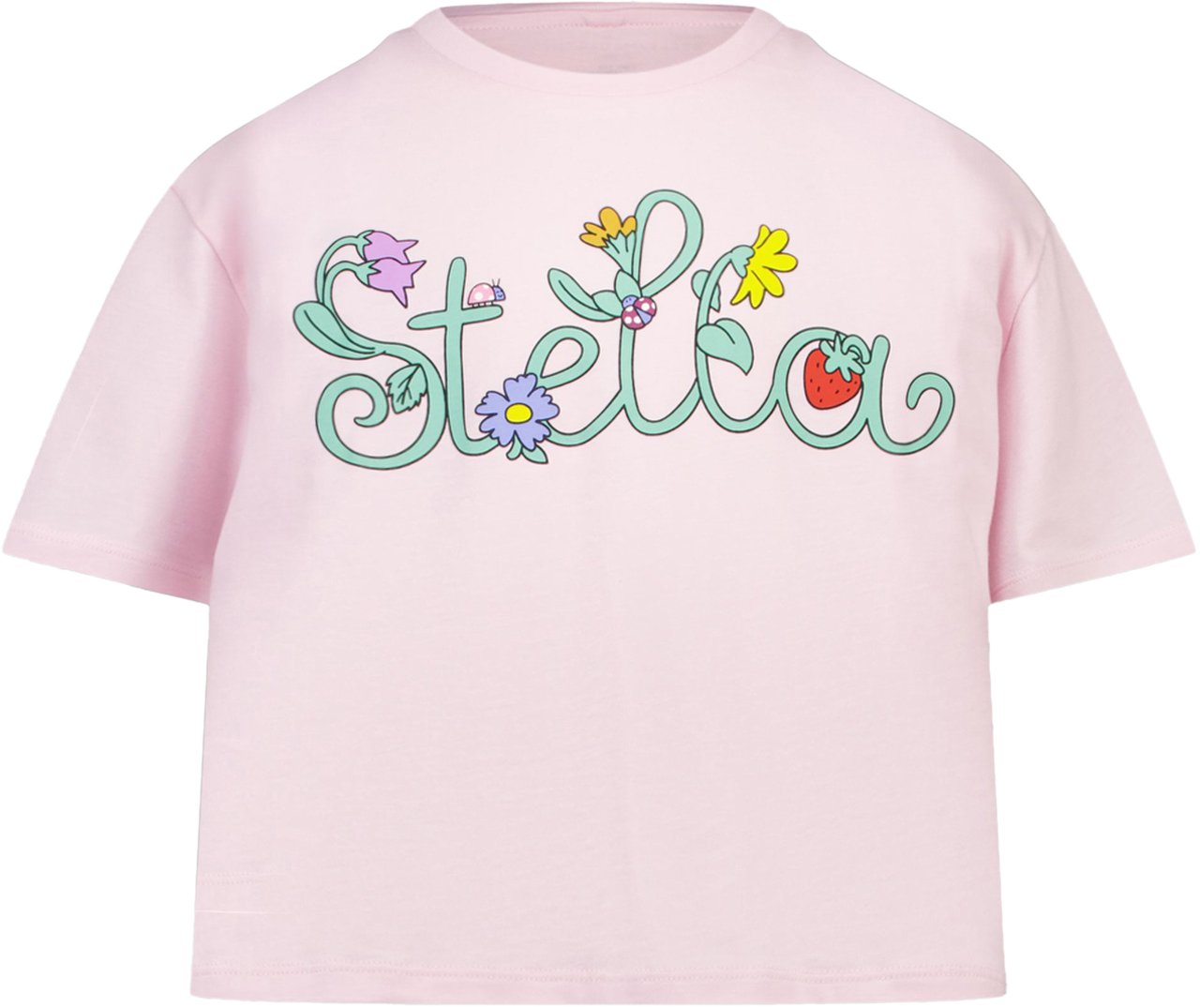 Stella McCartney Stella McCartney Kinder Meisjes T-Shirt In Licht Roze Roze