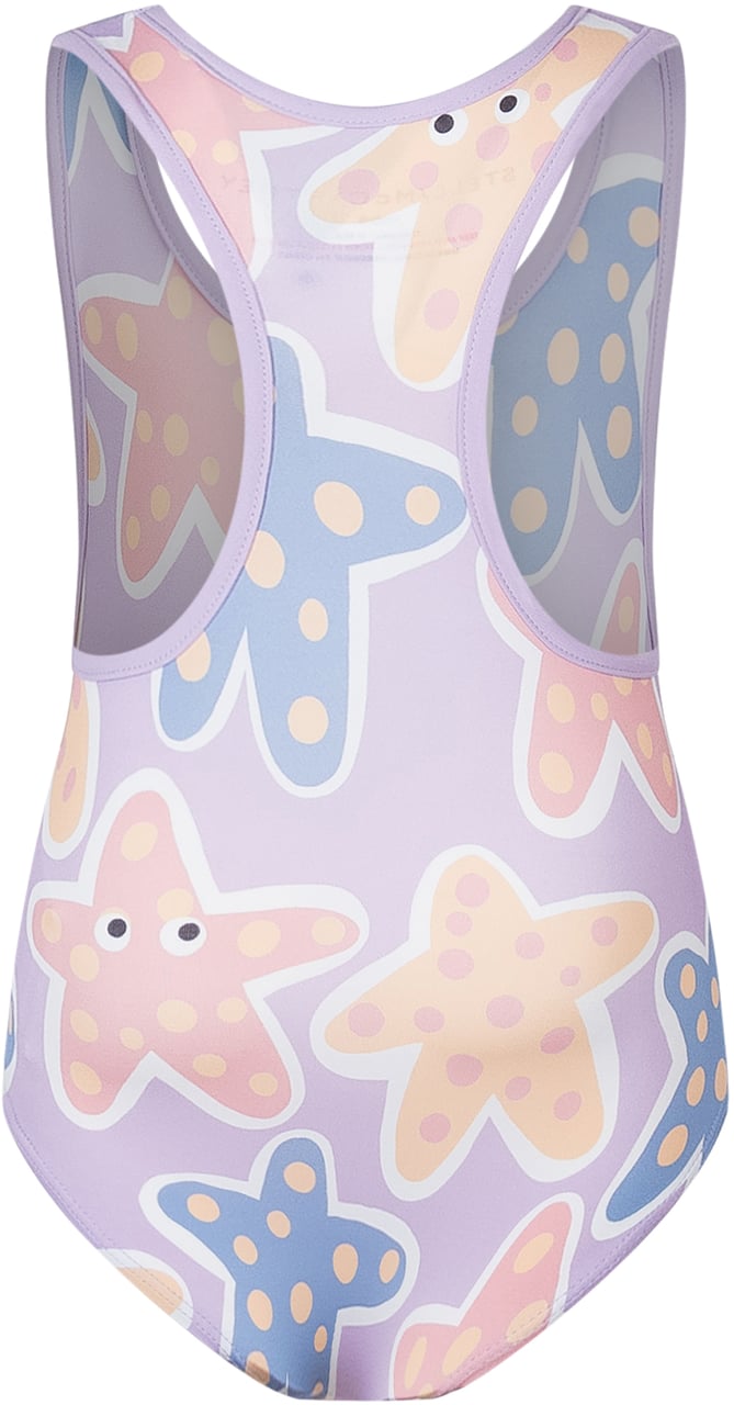 Stella McCartney Costume Intero con Stampa Stelle Marine Divers