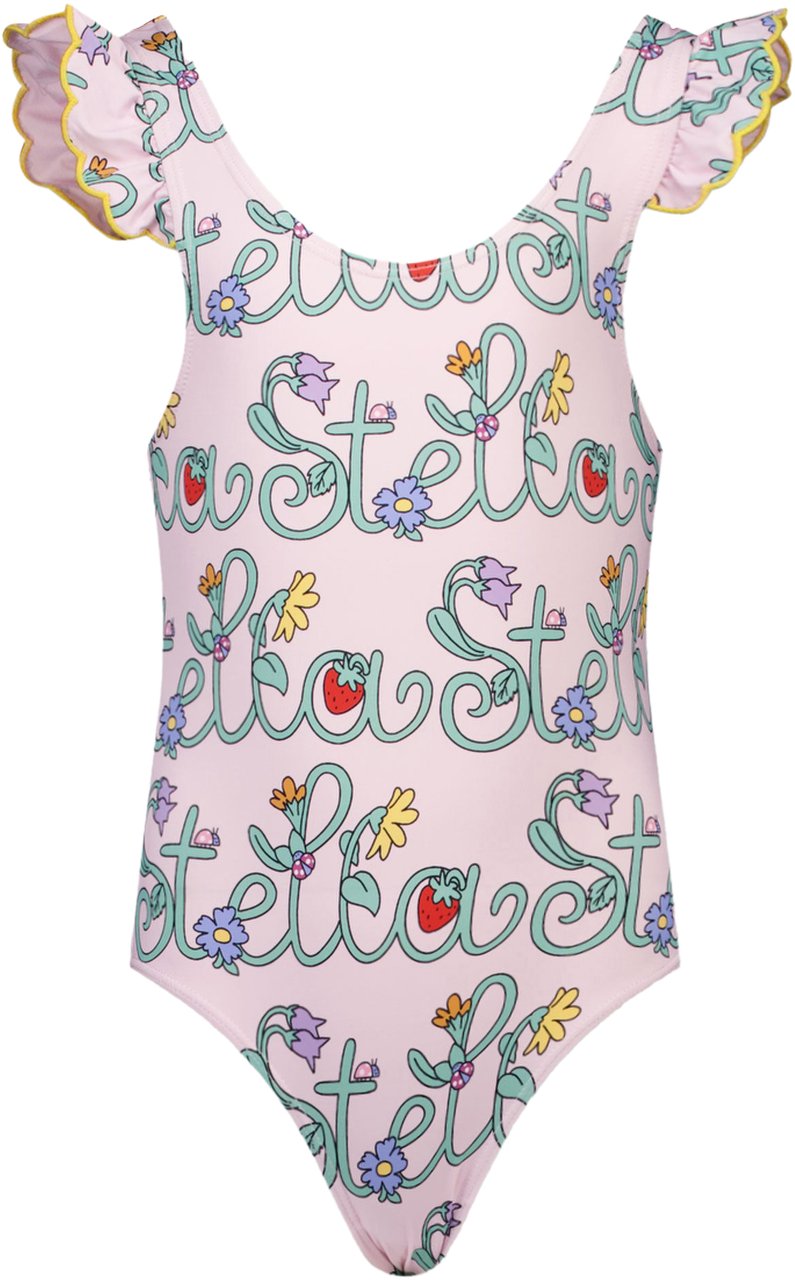 Stella McCartney Stella McCartney Kinder Meisjes Zwemkleding In Licht Roze Roze