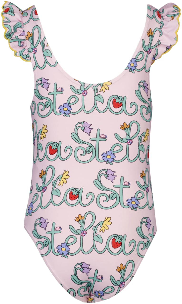 Stella McCartney Stella McCartney Kinder Meisjes Zwemkleding In Licht Roze Roze