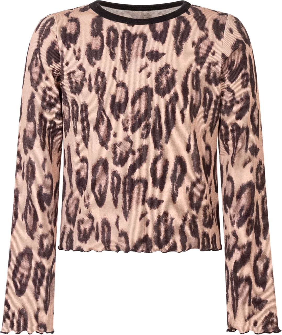 Stella McCartney Top Corto con Stampa Animalier Roze