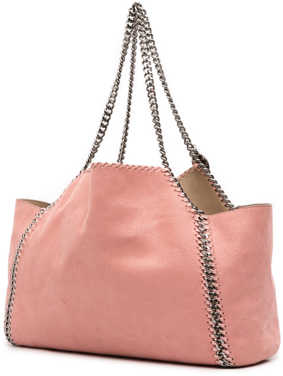 Stella McCartney Shaggy Deer Falabella Reversible Tote Roze