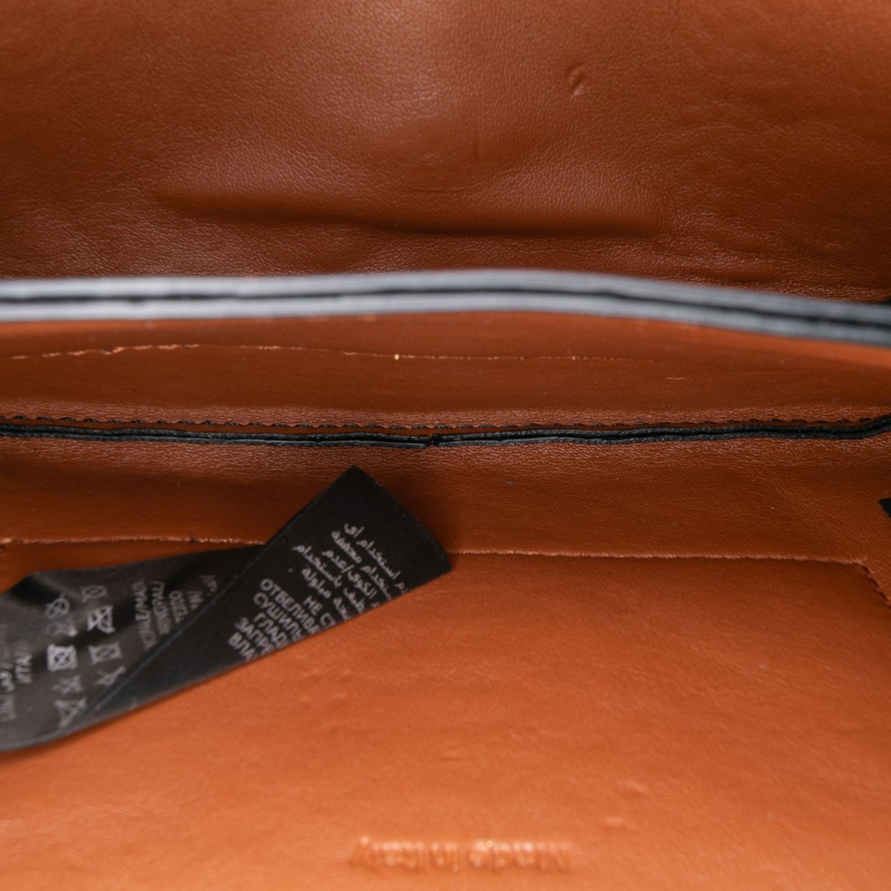 Stella McCartney Snakeskin Embossed Faux Leather Flo Crossbody Zwart