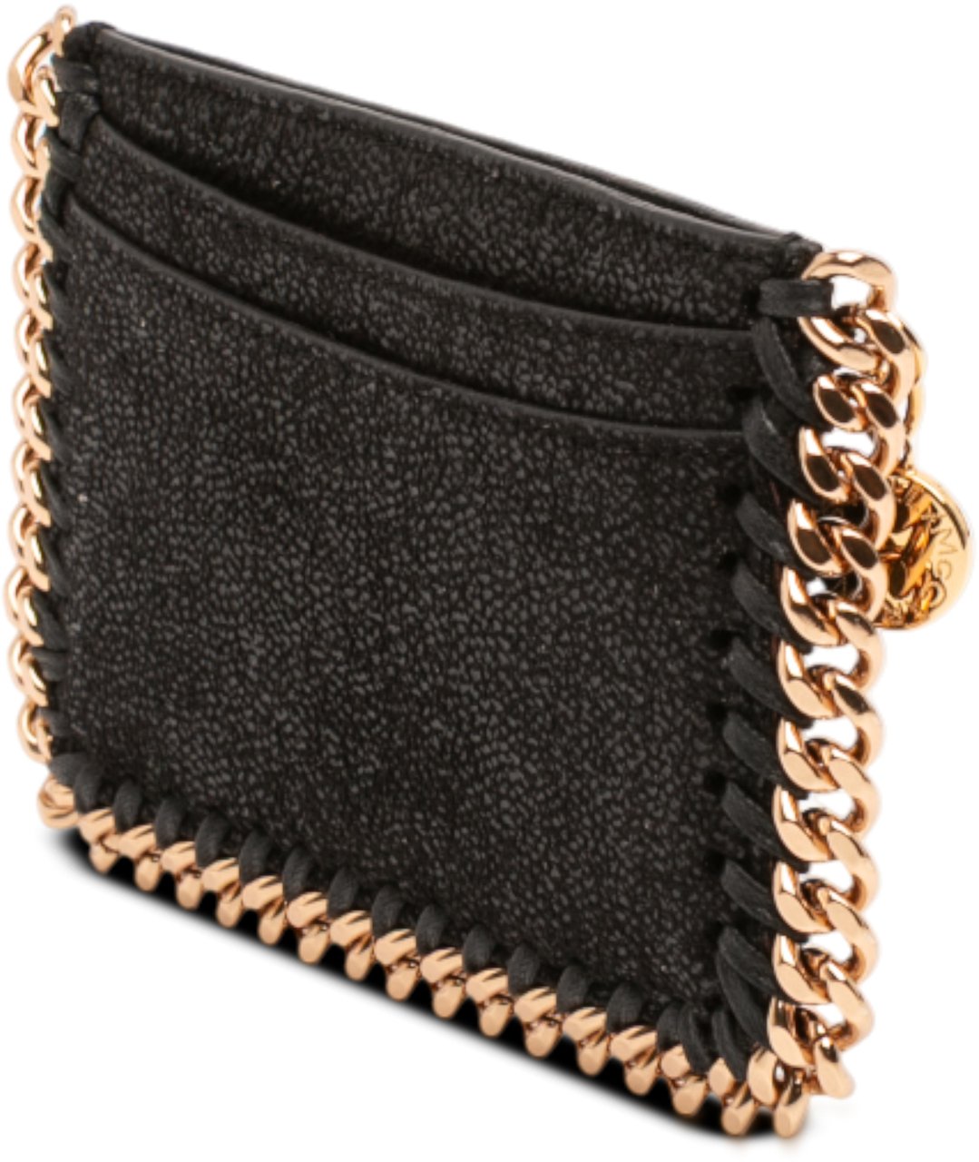 Stella McCartney Falabella Shaggy Deer Card Holder Zwart