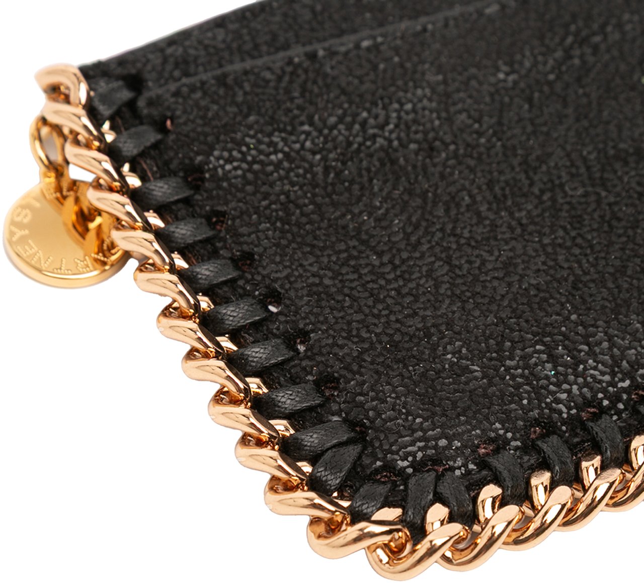 Stella McCartney Falabella Shaggy Deer Card Holder Zwart