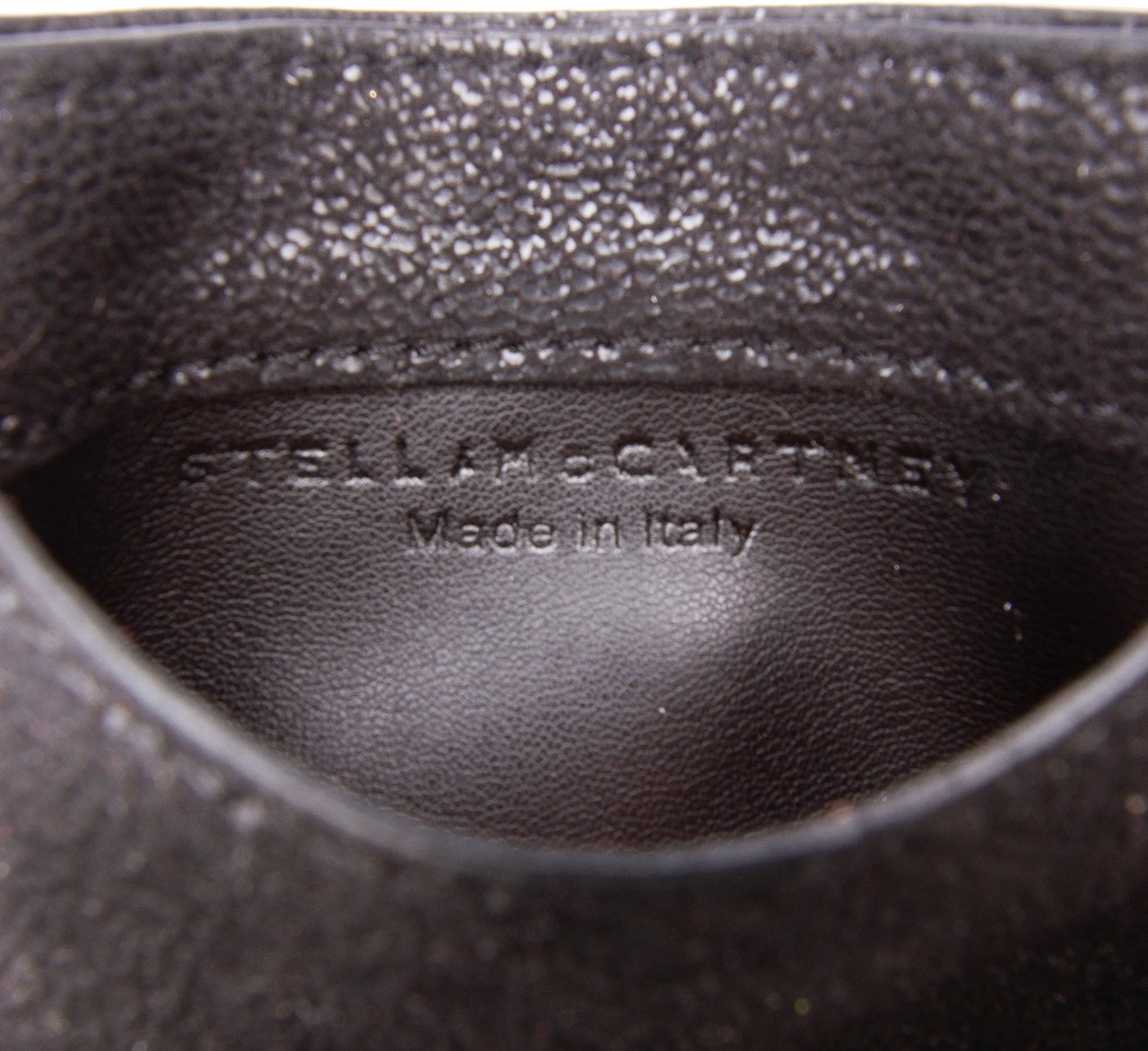 Stella McCartney Falabella Shaggy Deer Card Holder Zwart