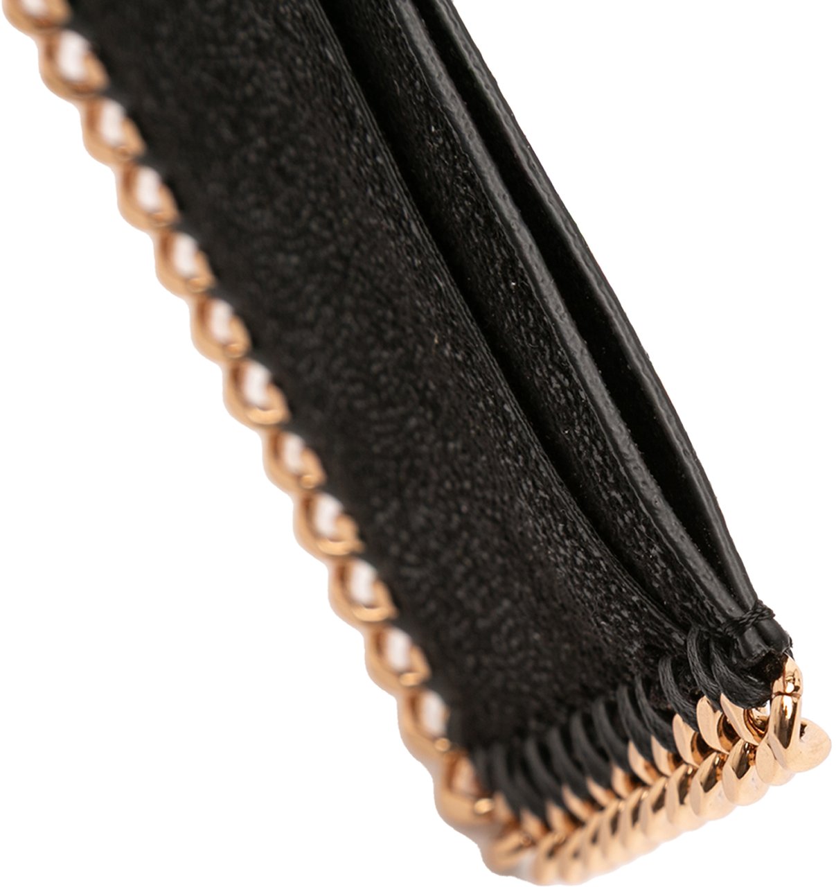 Stella McCartney Falabella Shaggy Deer Card Holder Zwart