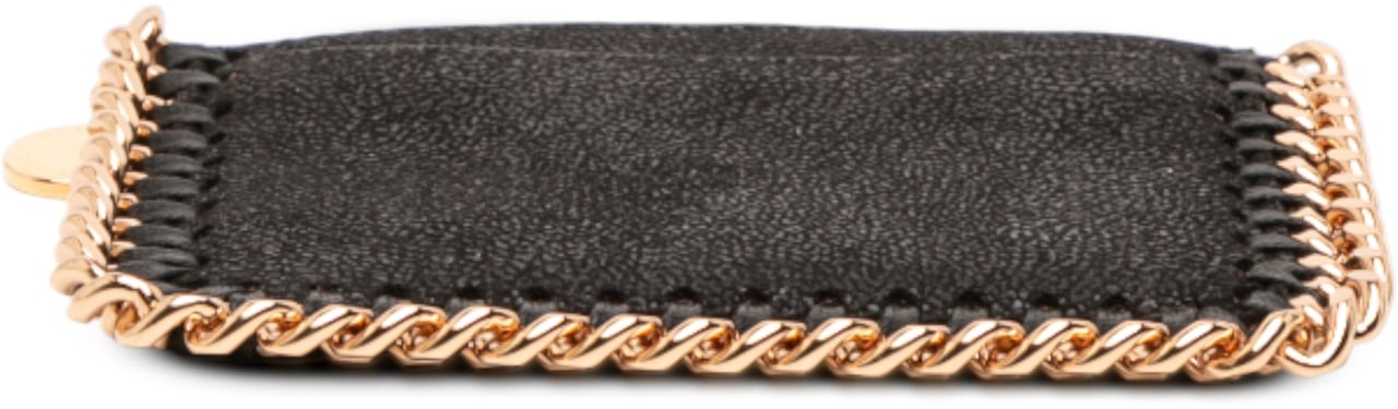 Stella McCartney Falabella Shaggy Deer Card Holder Zwart