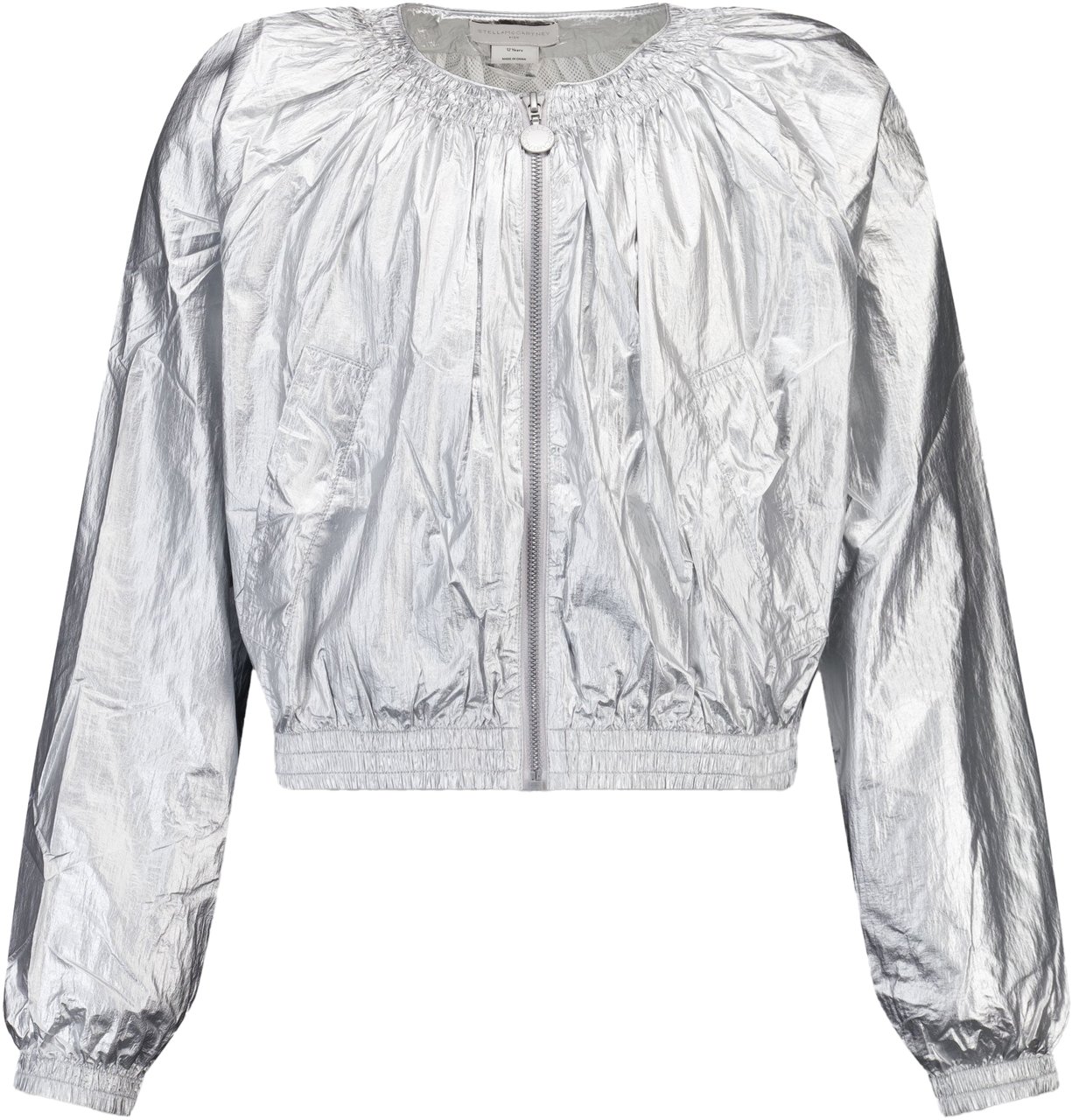 Stella McCartney Kinder Meisjes Zomerjas In Zilver Metallic