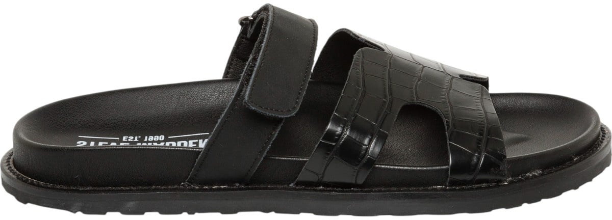 Steve Madden Heren Slipper Zwart