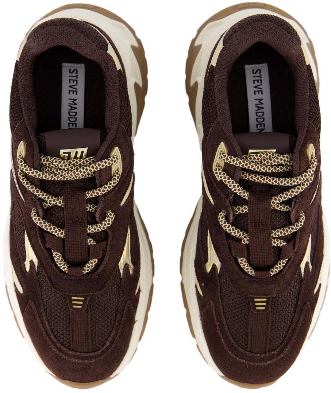 Steve Madden Dames Ample Sneaker Bruin Bruin