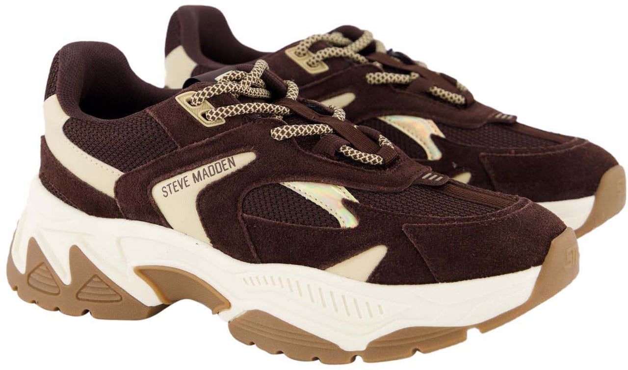 Steve Madden Dames Ample Sneaker Bruin Bruin