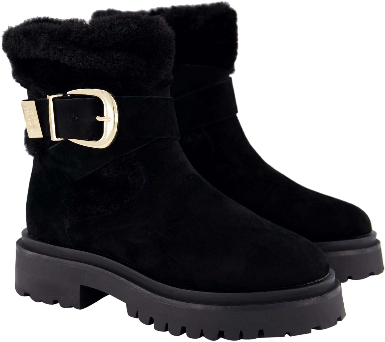 Steve Madden Dames Lodge Booty Zwart Zwart