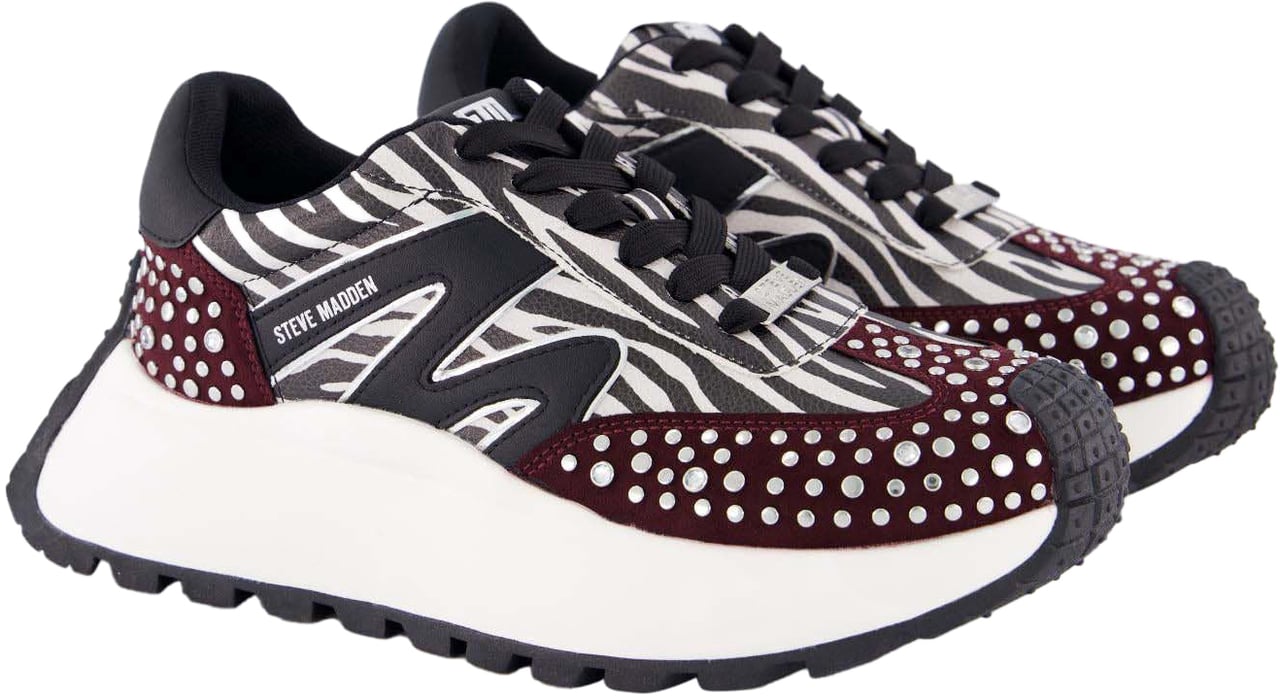 Steve Madden Dames Supercampo Sneaker Rood Rood