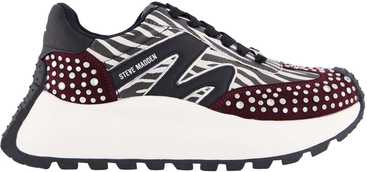 Steve Madden Dames Supercampo Sneaker Rood Rood