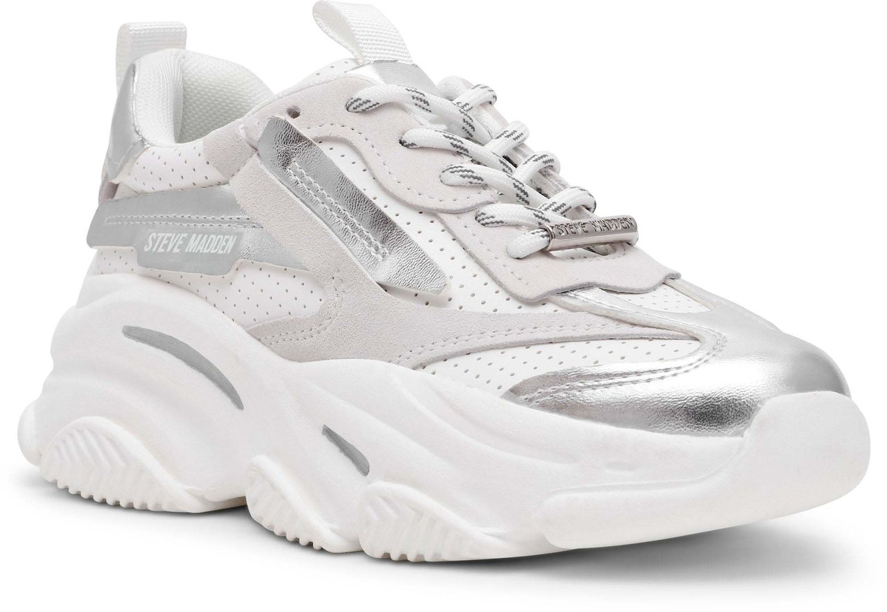 Steve Madden Possesion-Perf Sneakers Wit
