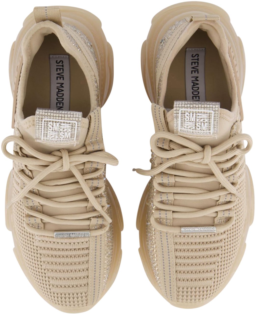 Steve Madden Dames Maxilla-R-E Sneaker Beige