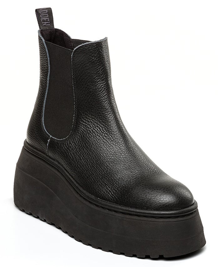 Steve Madden Dames Laars Zwart
