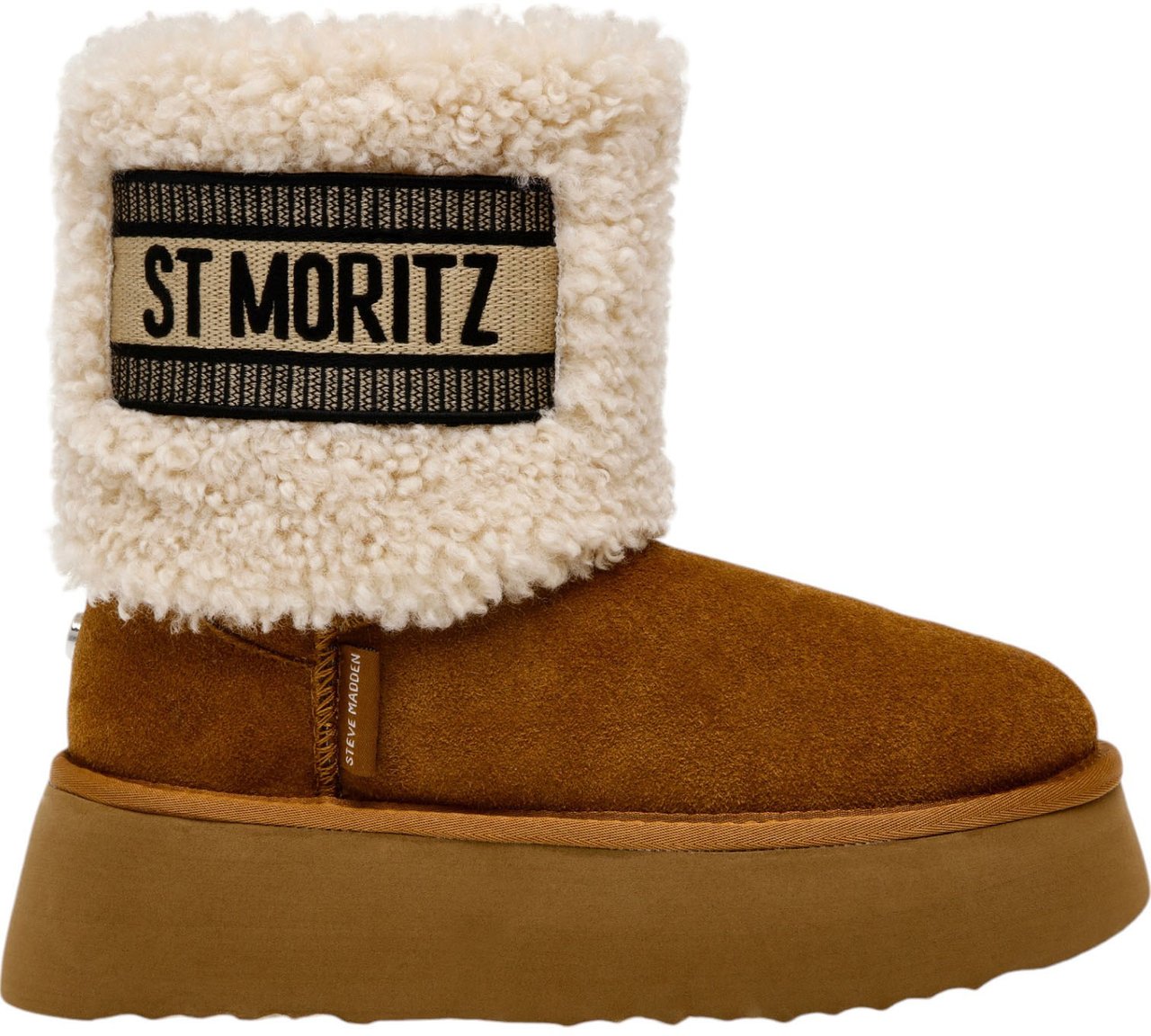 Steve Madden Dames Laars Bruin