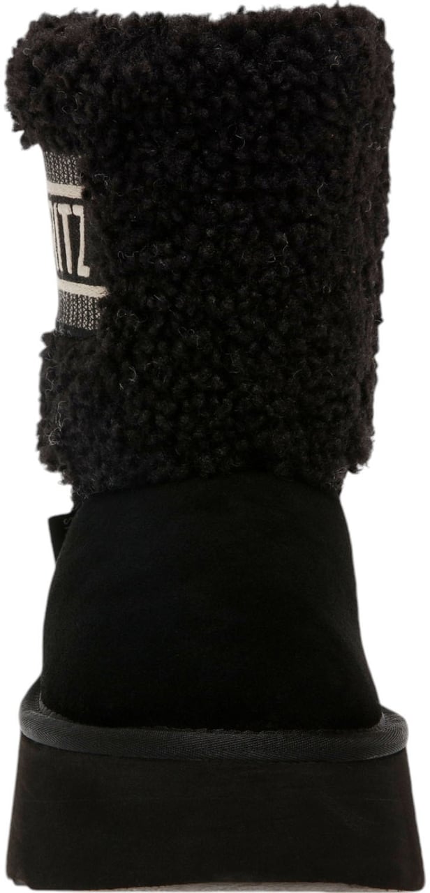 Steve Madden Dames Laars Zwart