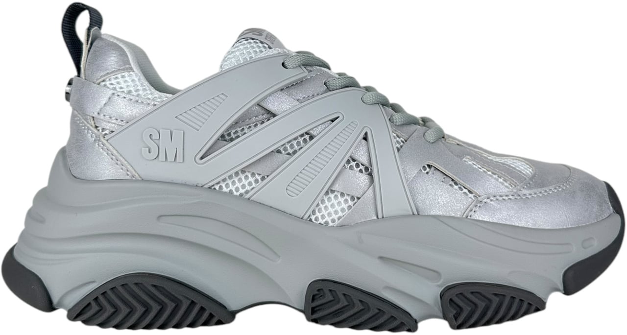 Steve Madden Heren Sneaker Zilver