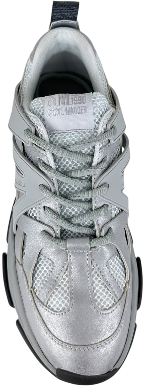 Steve Madden Heren Sneaker Zilver