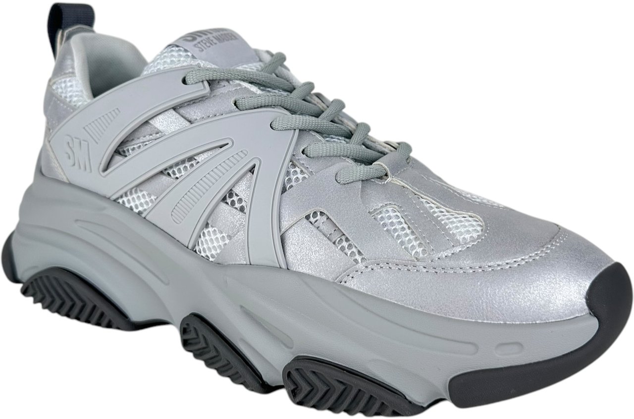 Steve Madden Heren Sneaker Zilver