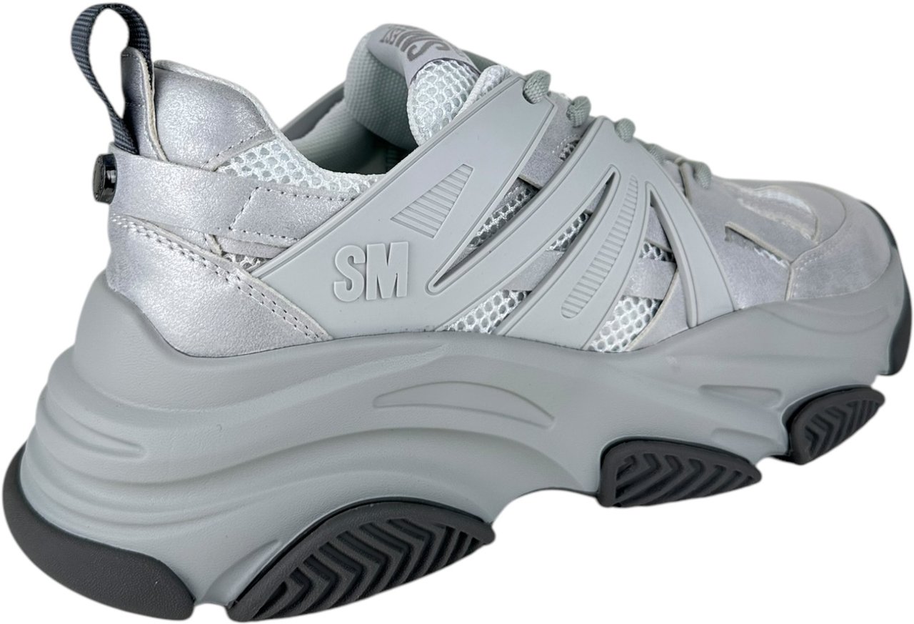 Steve Madden Heren Sneaker Zilver