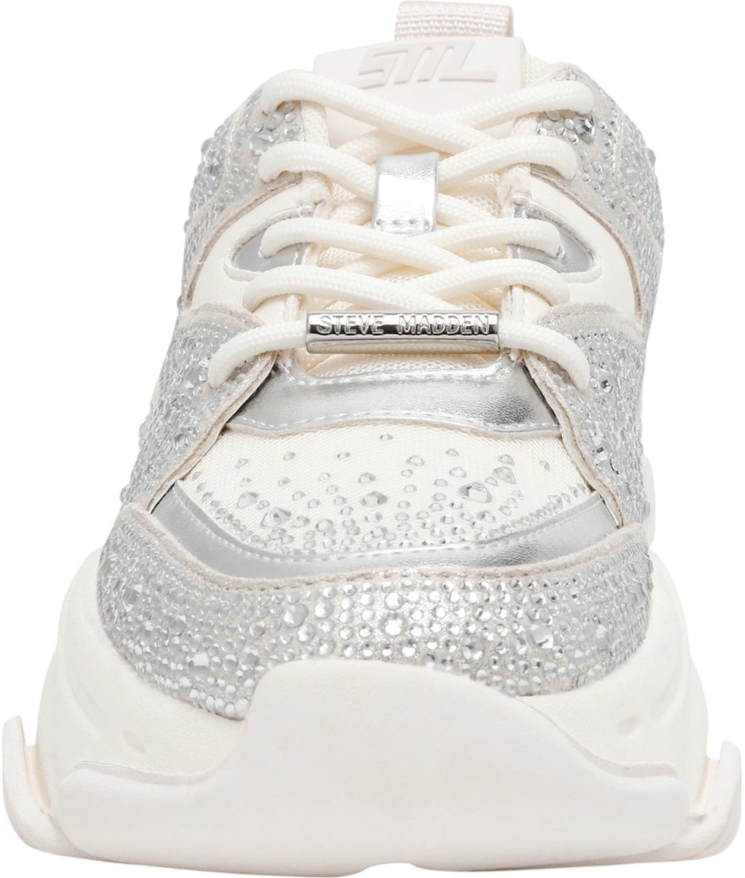 Steve Madden Privy Silver Coin Zilver