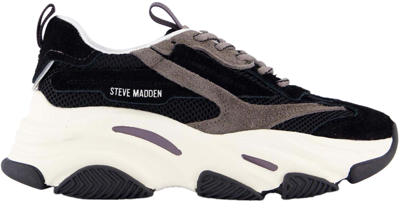 Steve Madden Dames Possession-E Sneaker Zwart Zwart
