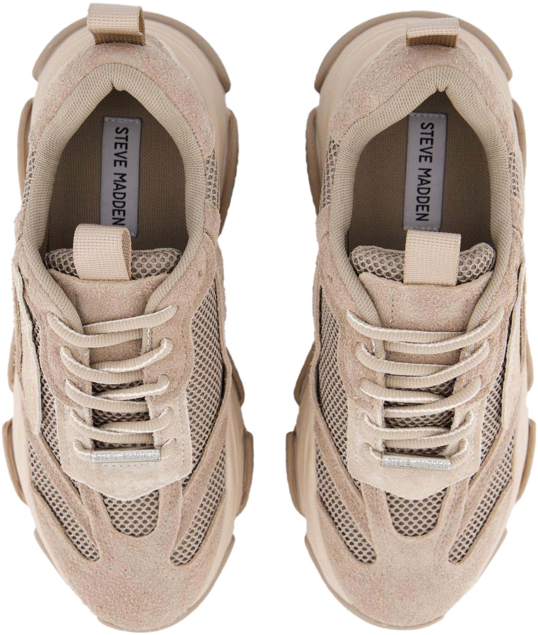 Steve Madden Dames Possession-E Sneaker Beige Beige
