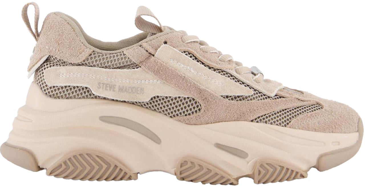 Steve Madden Dames Possession-E Sneaker Beige Beige