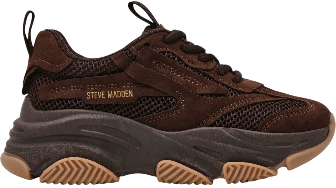 Steve Madden Meisjes Sneakers Bruin