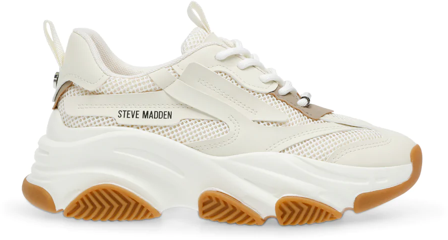 Steve Madden Sneakers Cream Wit