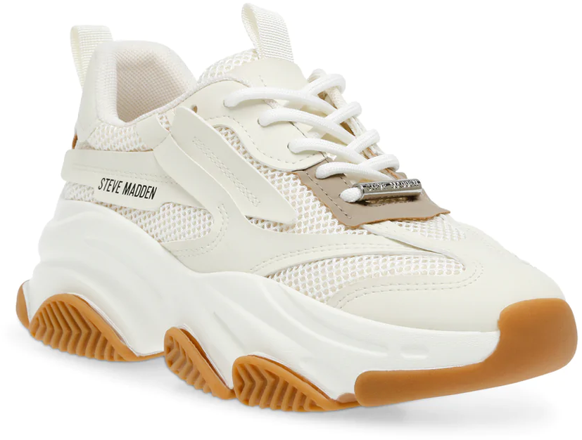 Steve Madden Sneakers Cream Wit
