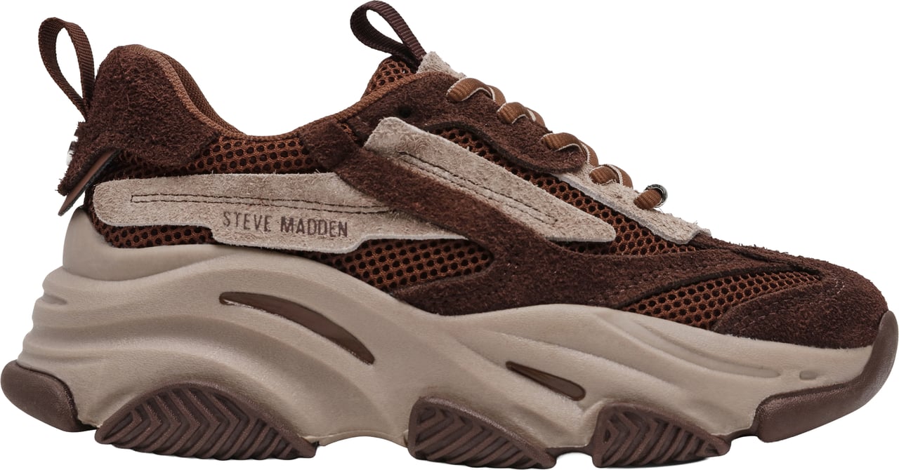 Steve Madden Sneakers Coffee Camoscio Bruin