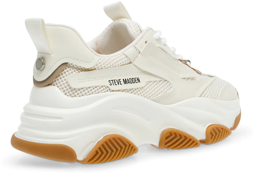 Steve Madden Sneakers Cream Wit