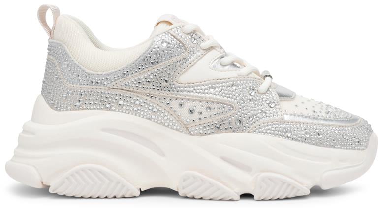 Steve Madden Sneakers Silver Zilver