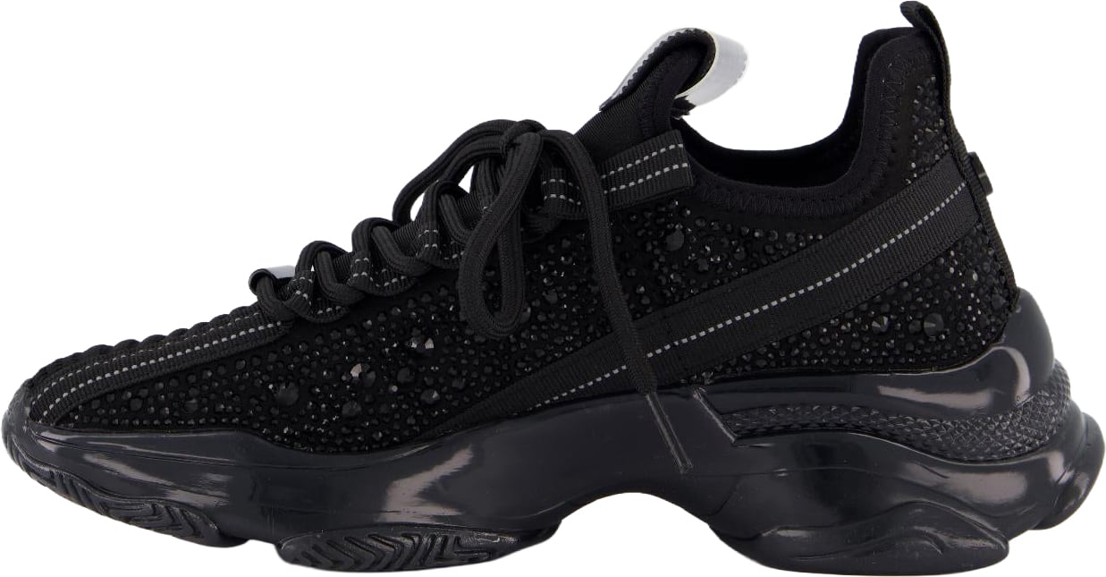 Steve Madden Dames Maxilla-R Sneaker Zwart Zwart