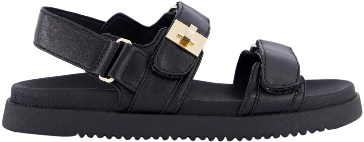 Steve Madden Dames Mona Sandaal Zwart Zwart