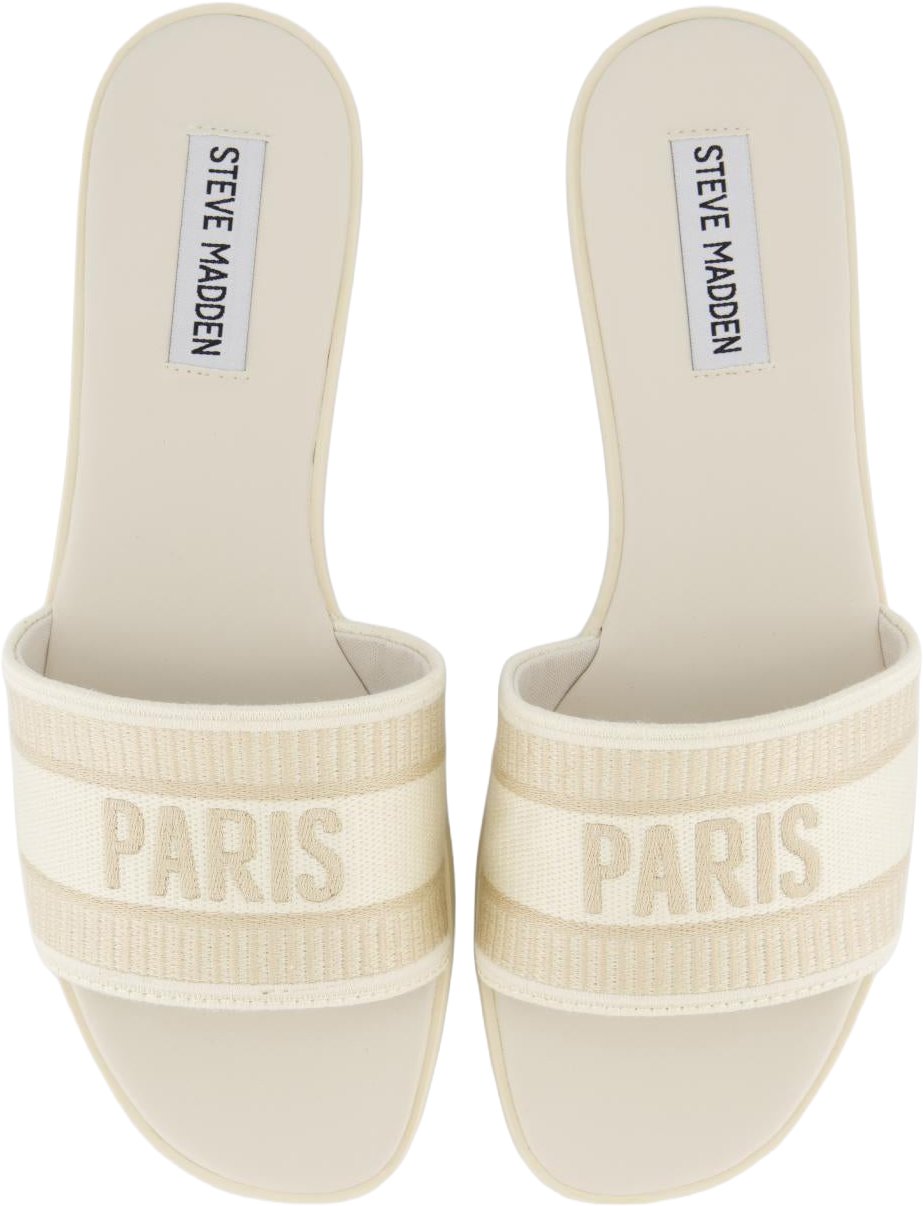 Steve Madden Dames Knox 'Paris' Slipper Wit Wit