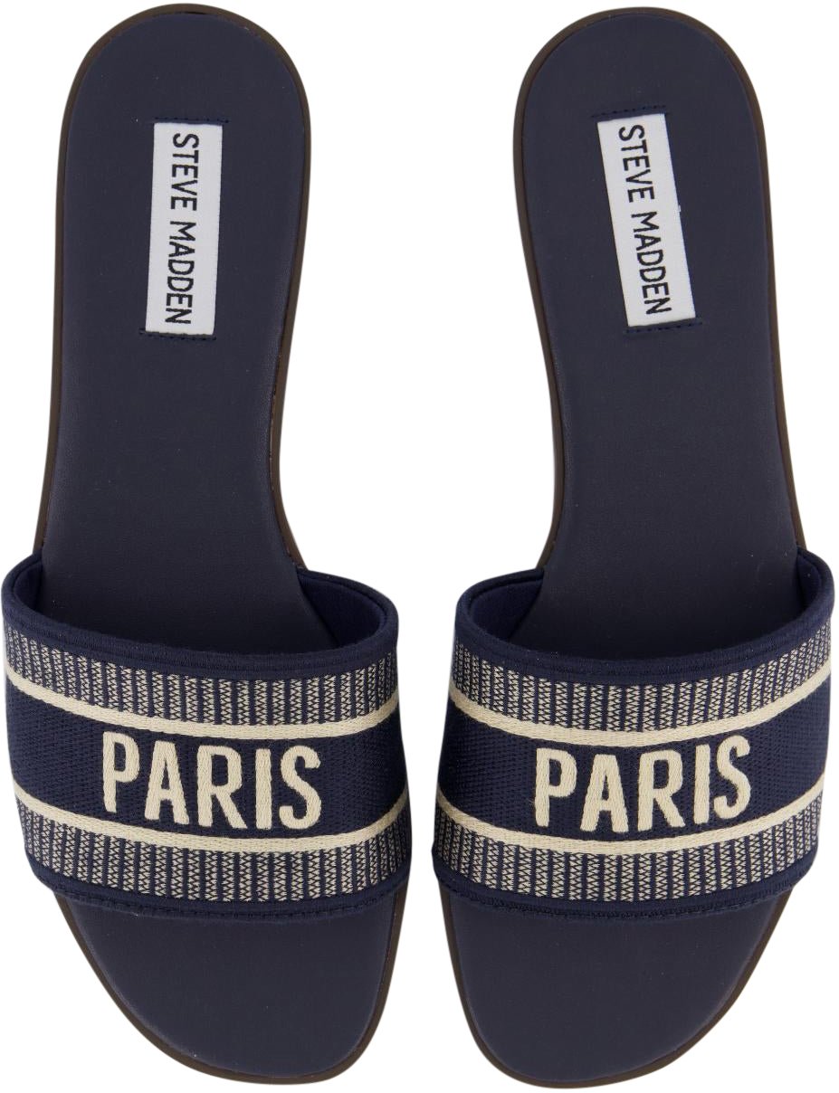 Steve Madden Dames Knox 'Paris' Slipper Blauw Blauw