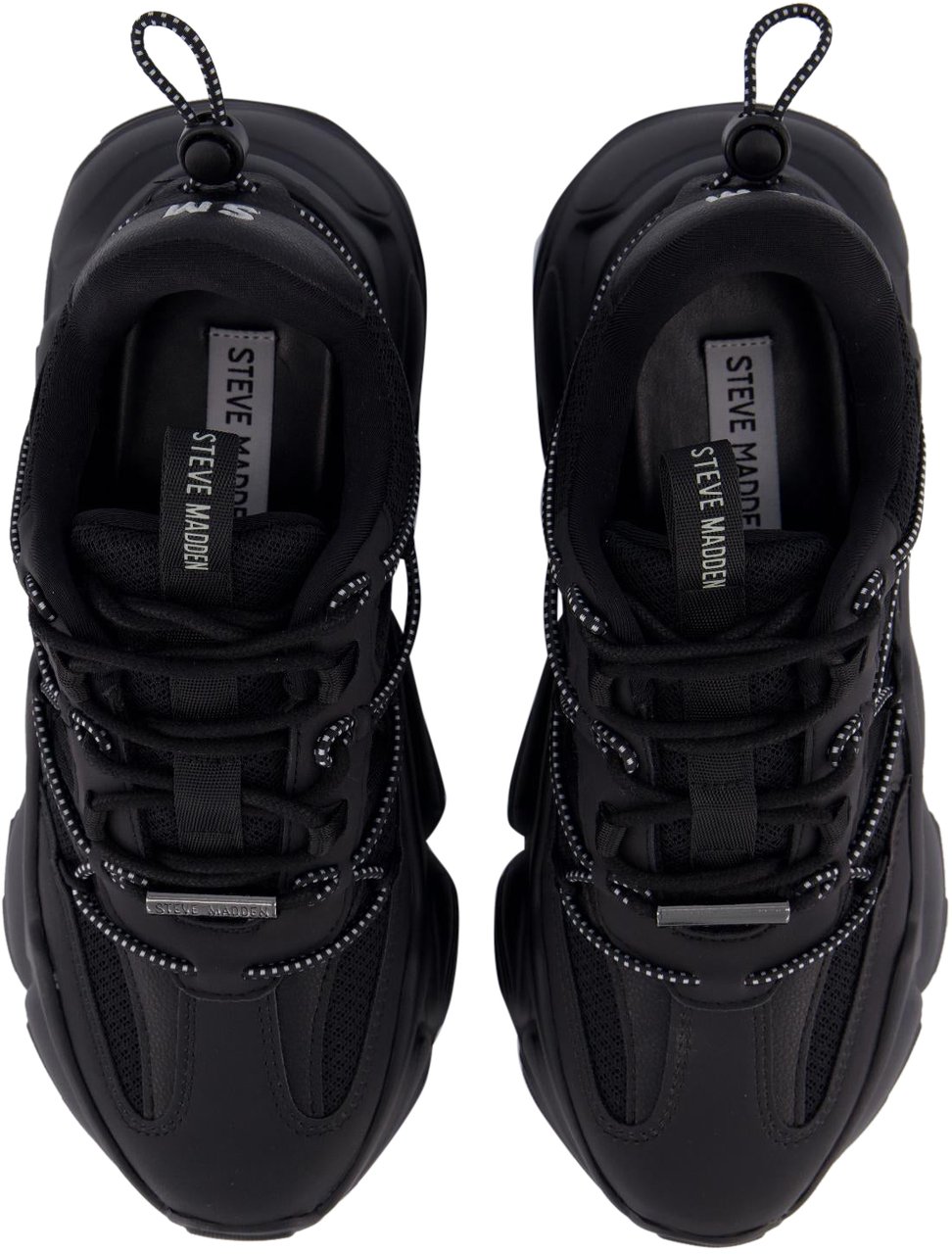 Steve Madden Dames Spectator Sneaker Zwart