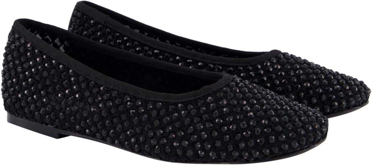 Steve Madden Dames Marli Ballerina Zwart Zwart