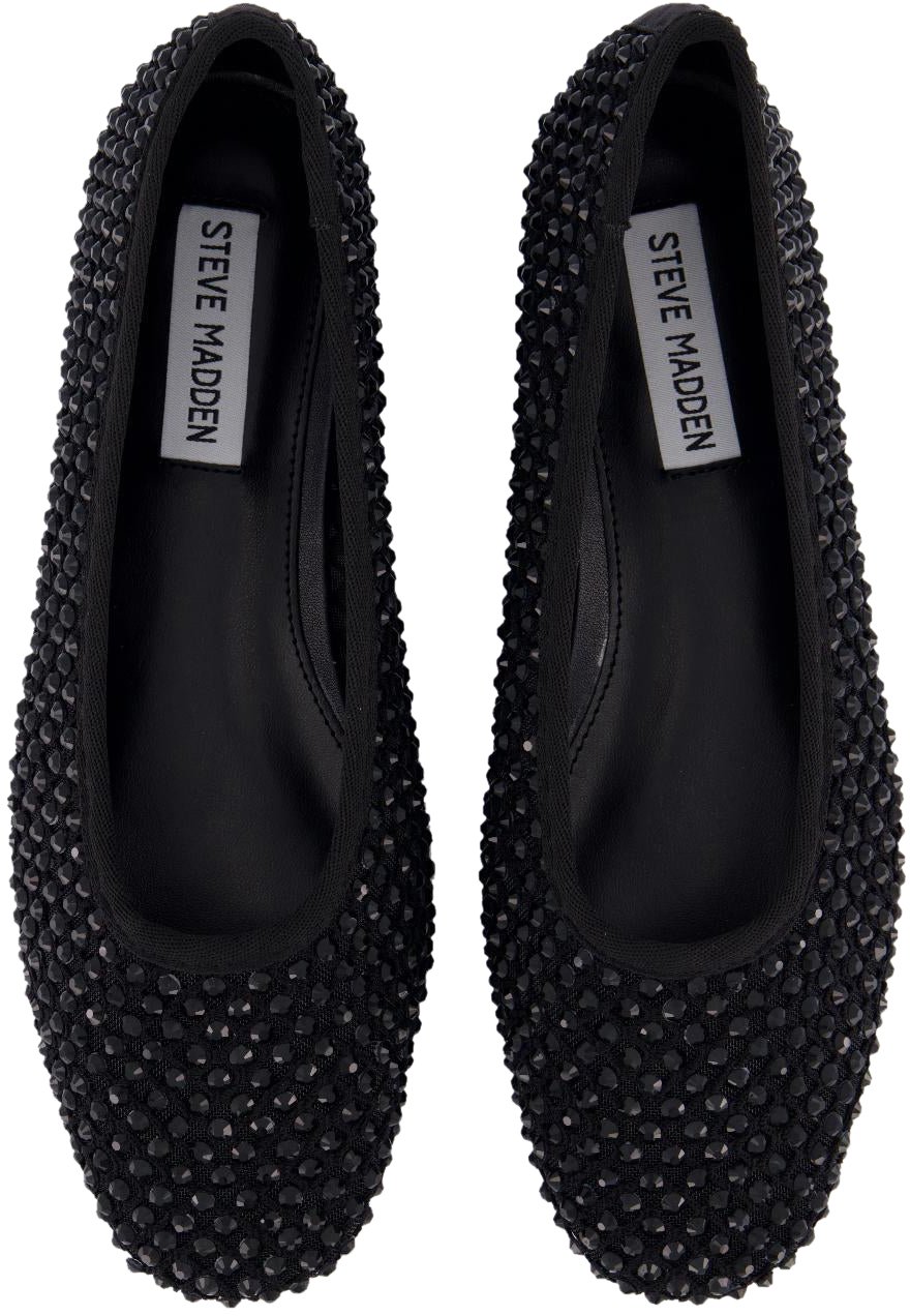 Steve Madden Dames Marli Ballerina Zwart Zwart