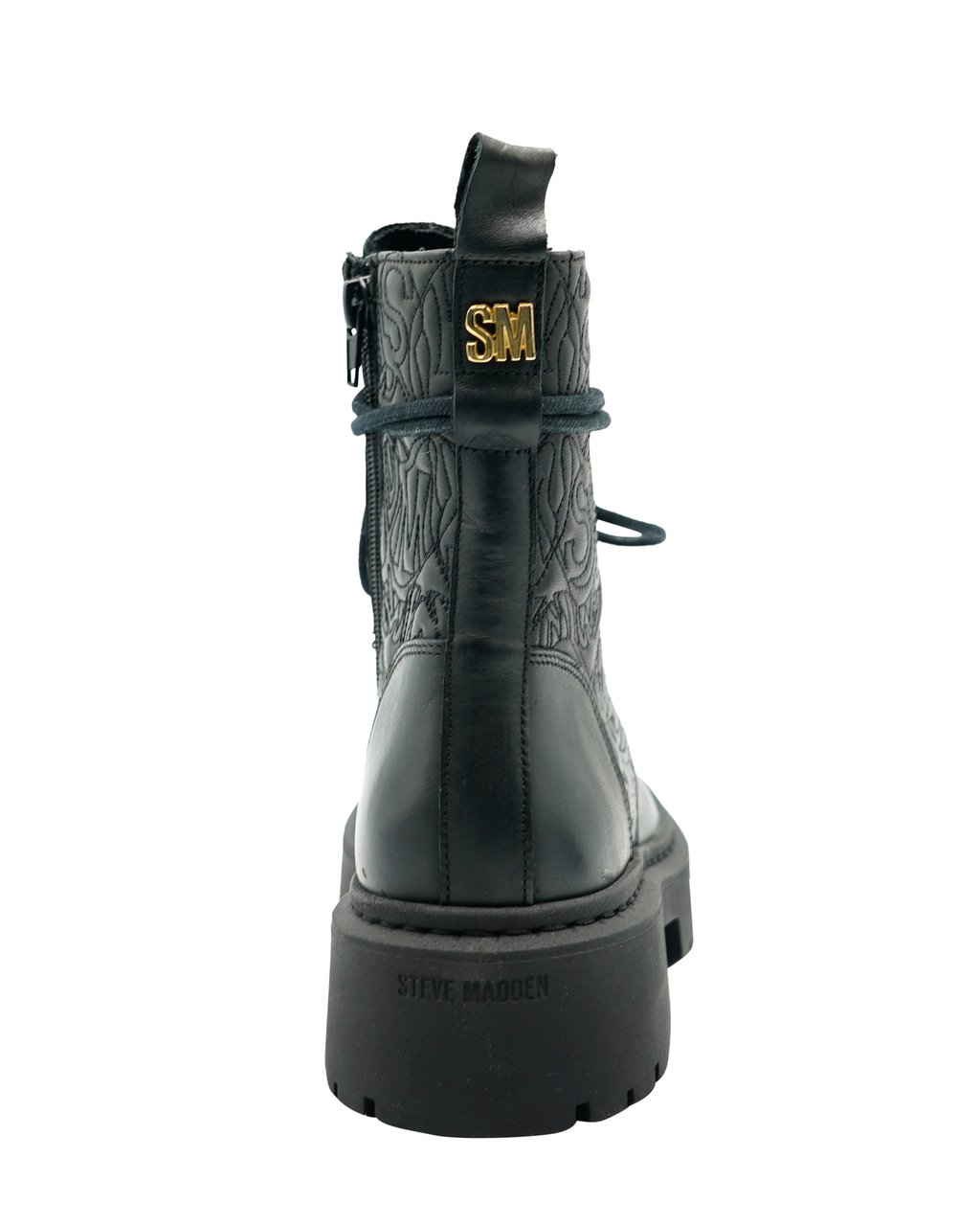 Steve Madden Grazier Biker Laars Black Zwart